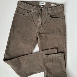 Men’s Slimfit Goodfellow & Co Grey Corderoy Pants 29W x 30L